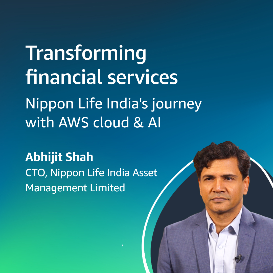 AWSCloudIndia's tweet image. What does the future of financial services look like? 

Abhijit Shah, CTO at Nippon Life India, offers a glimpse into the creation of their AI-powered virtual assistant, built using #AmazonSageMaker, LLM, and #AmazonBedrock.

Watch now. 👉 go.aws/3ZNk3H6