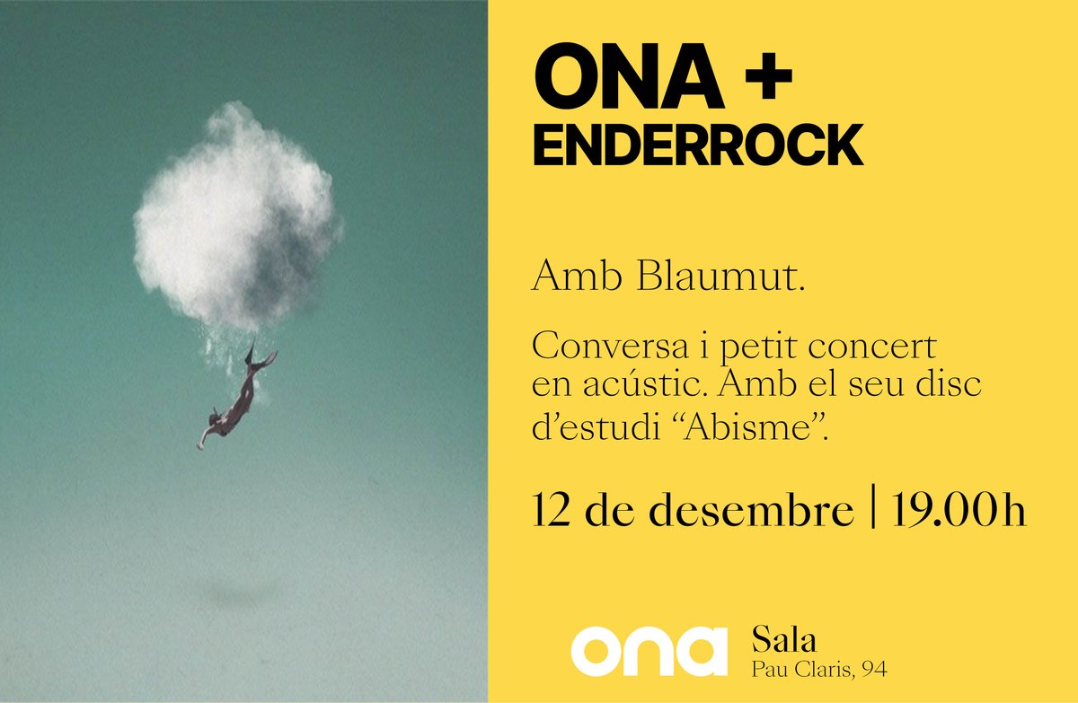 Aquesta tarda ens endinsem en l'ABISME, amb Blaumut i <a href="/enderrock/">Enderrock</a>. 👏👏👏