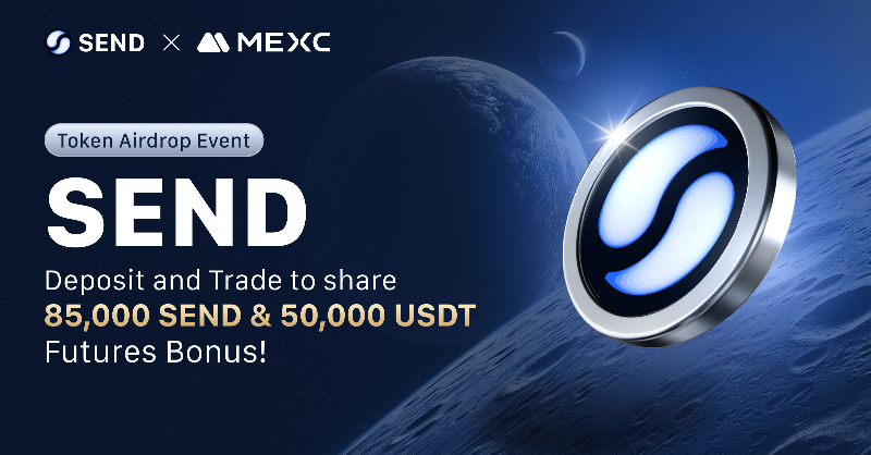 MEXC's tweet photo. 🔥 The @suilendprotocol / $SEND Token Airdrop Event is in full swing!

👉 Deposit &amp; trade $SEND to share 85,000 $SEND &amp; 50,000 USDT in prizes!

⏰  Ends on 10:00 Dec 26, 2024 (UTC)

🎁 Spread the word now to win a share of 1,000 $SEND: 
https://t.co/31jitBZJYb