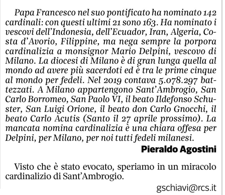Renzo Canciani (@cancianirenzo) on Twitter photo Lo vado dicendo da anni.Ma <a href="/Pontifex_it/">Papa Leone XIV</a> fa “l’indiano”.È ormai chiaro che ha un problema con Milano la diocesi più grande del mondo cattolico e la più generosa per l’obolo di S.Pietro <a href="/ggschiavi/">Giangiacomo Schiavi</a> <a href="/laurawildermuth/">laura wildermuth</a> <a href="/magnomiche/">Michele Magno</a> Lo vado dicendo da anni.Ma <a href="/Pontifex_it/">Papa Leone XIV</a> fa “l’indiano”.È ormai chiaro che ha un problema con Milano la diocesi più grande del mondo cattolico e la più generosa per l’obolo di S.Pietro <a href="/ggschiavi/">Giangiacomo Schiavi</a> <a href="/laurawildermuth/">laura wildermuth</a> <a href="/magnomiche/">Michele Magno</a> 