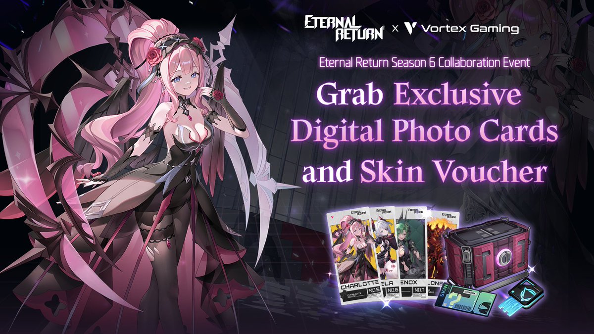 Vortex Gaming (@vrtx_dao) on Twitter photo ๐Voltex Gaming presents a collaboration event with <a href="/_EternalReturn_/">Eternal Return - S8: Splash! Coming on July 10 ๐๏ธ</a>
Complete various missions and win a Digital Photo Cards based on S6: Legion and Uncommon/Rare Skin Voucher! ๐
๐ vortexgaming.io/en/event/eternโฆ ๐Voltex Gaming presents a collaboration event with <a href="/_EternalReturn_/">Eternal Return - S8: Splash! Coming on July 10 ๐๏ธ</a>
Complete various missions and win a Digital Photo Cards based on S6: Legion and Uncommon/Rare Skin Voucher! ๐
๐ vortexgaming.io/en/event/eternโฆ