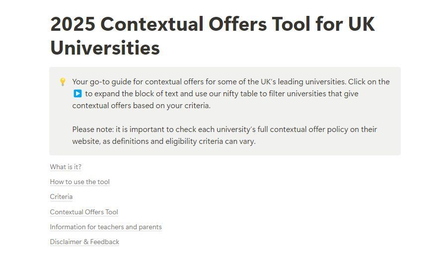 👀 Did you know that many top universities provide contextual offers to students?

Contextual offers allow for a students' circumstances to be considered when applying to university.

Our tool breaks down what some of the UK’s leading unis offer ⤵️

suttontrust.com/contextual-off…
