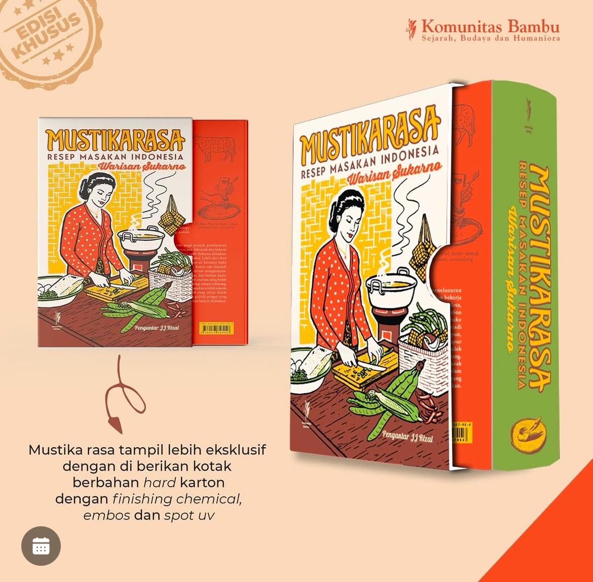 bulbulkiroku's tweet photo. Baru aja cek Instagram Komunitas Bambu, dan ternyata buku MUSTIKARASA sudah dicetak ulang! Omooo, ini keren banget! Nggak sabar pengen punya! 😭🫶 https://t.co/8QT2VORLfg