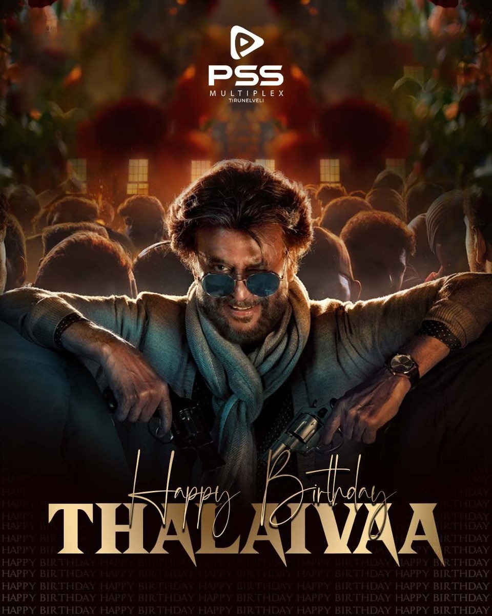 PssMultiplexOff's tweet photo. Wishing our Demi god of Style, Superstar Rajinikanth, a very happy birthday. Wishes from the team PSS Multiplex, tirunelveli.
#superstarrajinikanth #manofmass #happybirthdayrajinikanth #HBDRajini #pssmultiplex #tirunelveli https://t.co/1lFsB6Ua8w