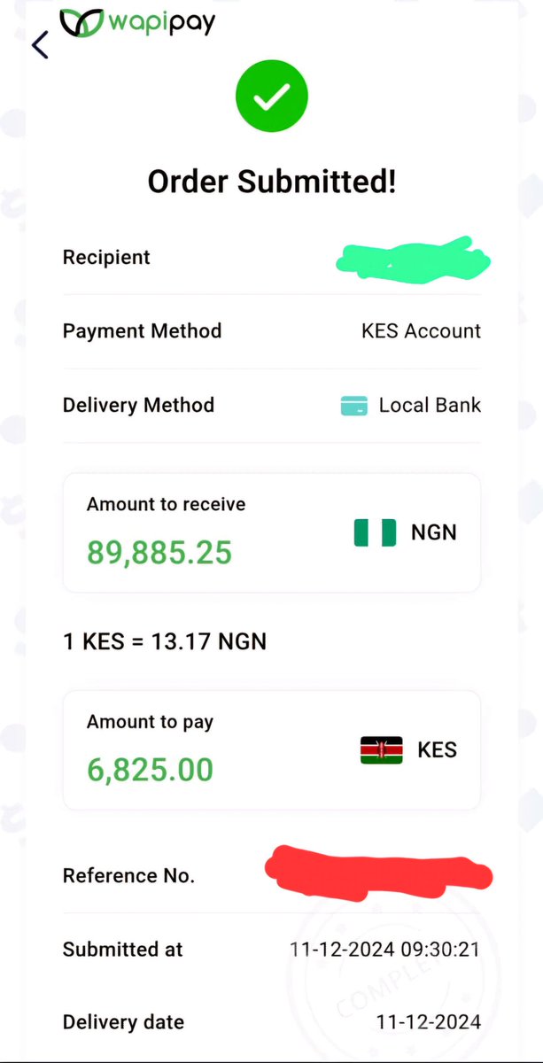 endichu's tweet photo. Celebrating that first customer 🙌🏾

Send Money not from Kenya 🇰🇪 to Nigeria 🇳🇬 instantly with @wapi_pay 

Fantastic work from a resilient #Wapians team... https://t.co/J0C0TGPEKZ