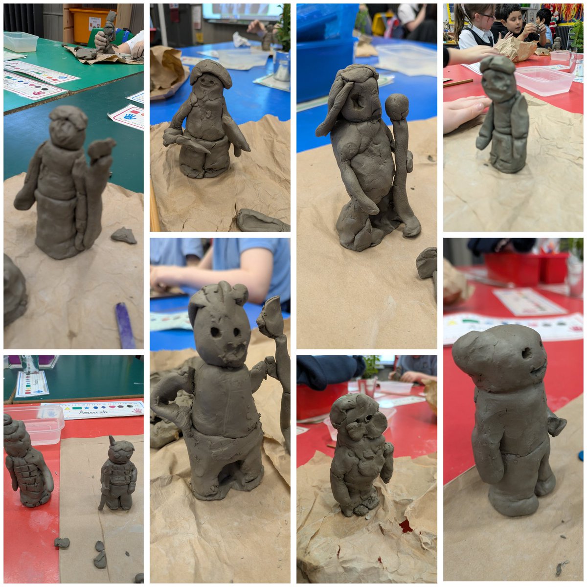 miss_mcgettigan's tweet photo. Look at our amazing Terracotta Warriors! ๐บโจ P4 has been learning about the famous Terracotta Army of China and created their own clay warriors. History + creativity = masterpieces! Big thanks to @MsWhiteheadIPS for helping! #TerracottaWarriors #P4Learning #CreativeClassroom https://t.co/ikB58buz32