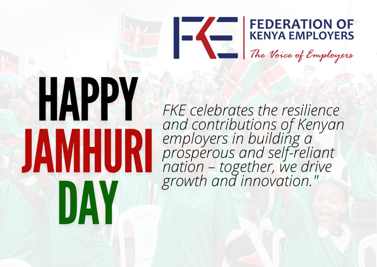 Wishing everyone a Happy Jamhuri Day!