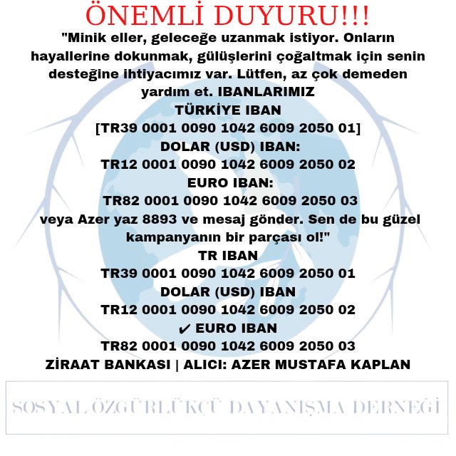 SOSYAL ÖZGÜRLÜKCÜ DAYANIŞMA DERNEĞİ RESMİ tweet media