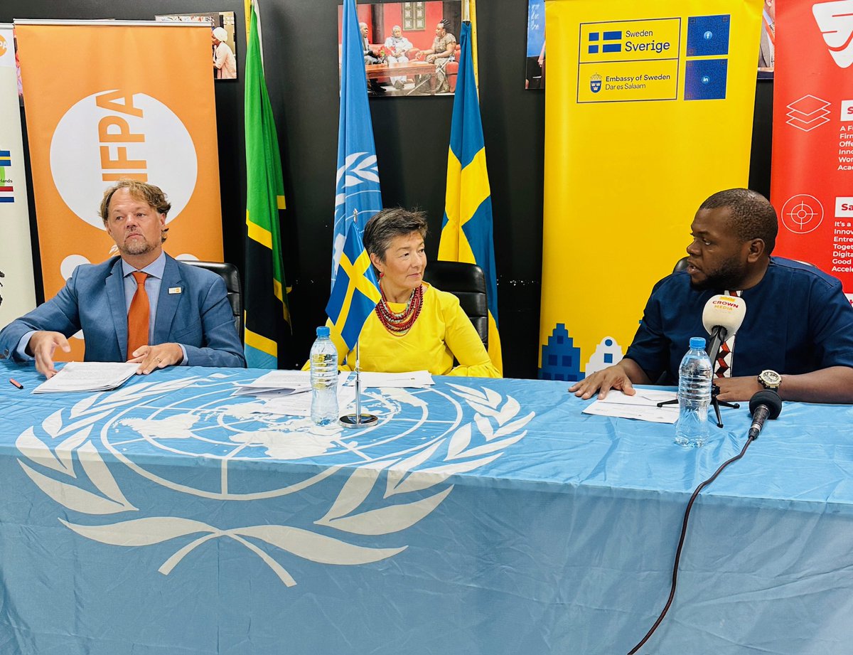 Sweden in Tanzania (@swedenintz) on Twitter photo ✨ Happening Now!
🇸🇪Sweden and <a href="/UNFPATanzania/">UNFPA Tanzania</a> are signing a new partnership agreement to reaffirm our shared commitment to health, rights, and well-being in Tanzania.
🎉🤝🏾Follow along as we embark on this impactful journey together!
#SwedenTanzania60🇹🇿🇸🇪 #PartnersAtCore ✨ Happening Now!
🇸🇪Sweden and <a href="/UNFPATanzania/">UNFPA Tanzania</a> are signing a new partnership agreement to reaffirm our shared commitment to health, rights, and well-being in Tanzania.
🎉🤝🏾Follow along as we embark on this impactful journey together!
#SwedenTanzania60🇹🇿🇸🇪 #PartnersAtCore
