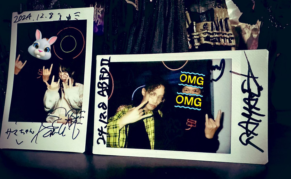 先日の初ネバドン、
こけぴヘッズ同時接触の成果w⛩️

俺からMAAにぃ、次郎さんと入れ替わって
ハルさんの順番😅

👀つぶってもうて👀を描いてもらいましたw

コレにこりずにまたお邪魔するかもです⛩️🙏🏻

#ネバドン
#kokeshi
#MAA
#はる陽。
#TheNeverDawns