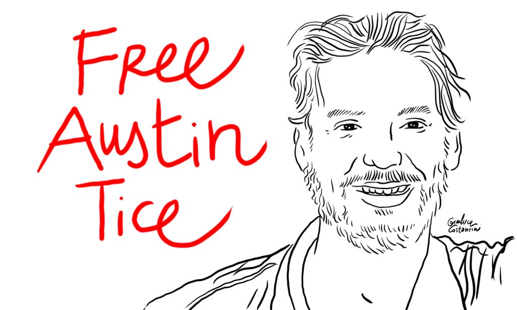 Gianluca Costantini (@channeldraw) on Twitter photo Where is Austin Tice?
<a href="/DebraTice/">Debra Tice</a> #BringAustinHome
<a href="/wppressfreedom/">Washington Post Press Freedom Partnership</a> <a href="/pressfreedom/">Committee to Protect Journalists</a> Where is Austin Tice?
<a href="/DebraTice/">Debra Tice</a> #BringAustinHome
<a href="/wppressfreedom/">Washington Post Press Freedom Partnership</a> <a href="/pressfreedom/">Committee to Protect Journalists</a>