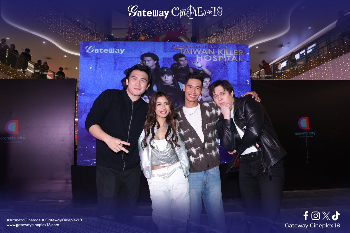 gatewaycineplex's tweet photo. See the most exciting moments when the cast of #StrangeFrequencies: Taiwan Killer Hospital came over to entertain their fans.

Catch this movie along with all of the other #MMFF films on December 25 at #GatewayCineplex18

#MMFFatGatewayCineplex18 https://t.co/Bc5SLIiaBl