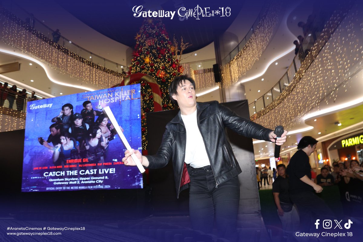 gatewaycineplex's tweet photo. See the most exciting moments when the cast of #StrangeFrequencies: Taiwan Killer Hospital came over to entertain their fans.

Catch this movie along with all of the other #MMFF films on December 25 at #GatewayCineplex18

#MMFFatGatewayCineplex18 https://t.co/Bc5SLIiaBl