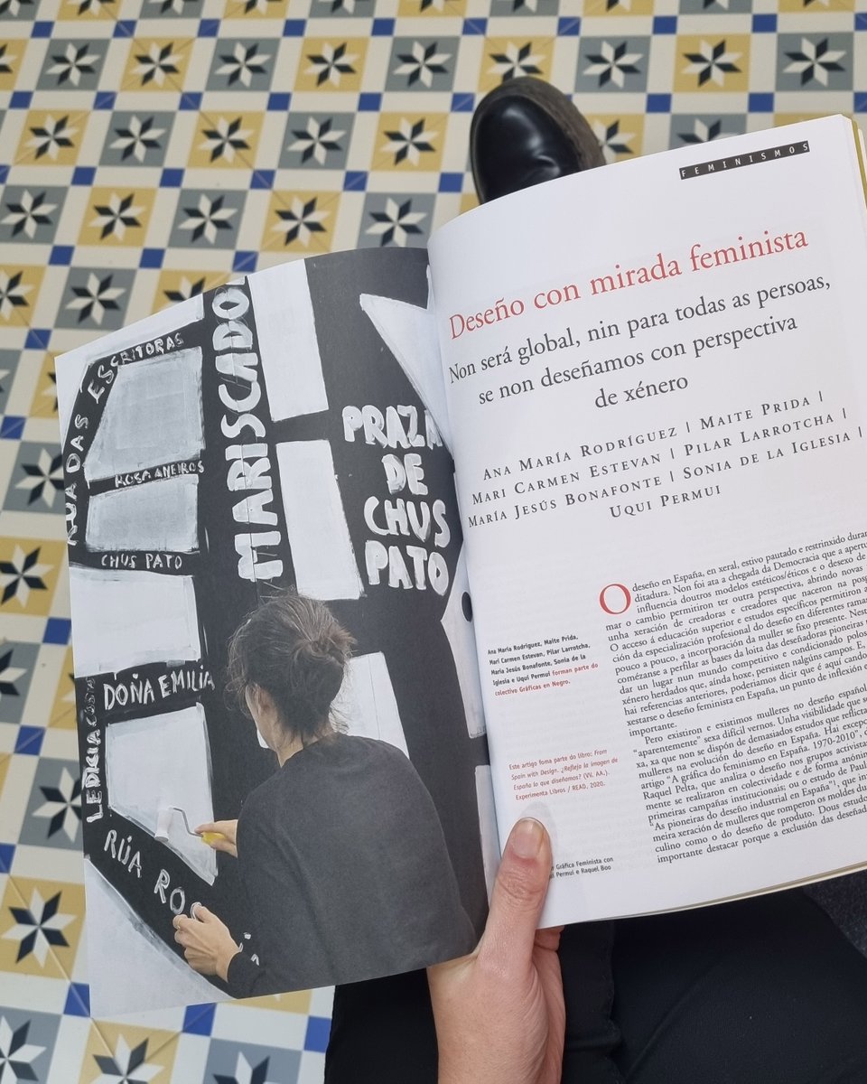 Si estás por Galicia, no te pierdas en número 243 de la revista Grial con el artículo que firmamos junto a Anita, Maite, Pilar, MJ, Sonia y Uqui sobre Diseño con mirada feminista.

💪💜
