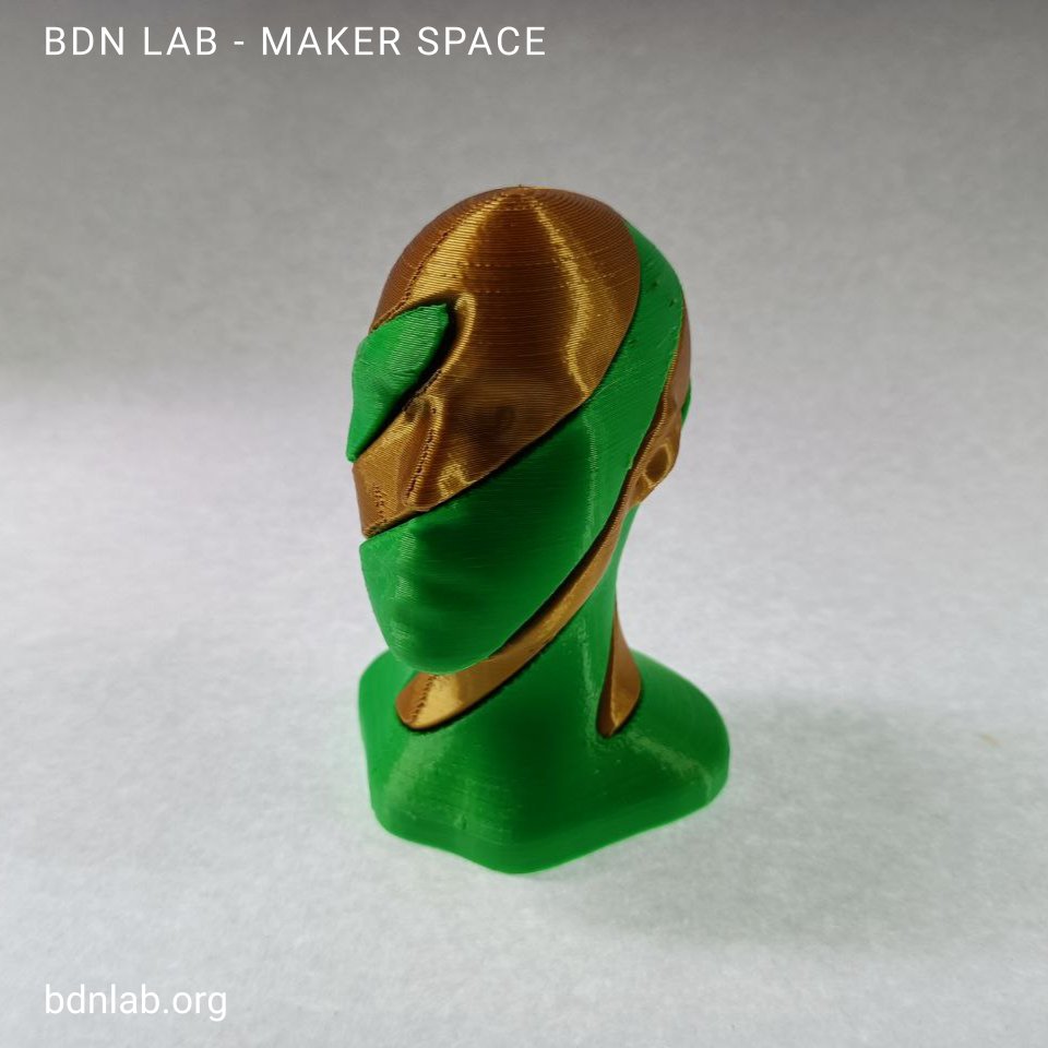 Us podríem dir que hem volgut mostrar la dualitat de l'home mitjançant  la impressió 3D, però en realitat hem volgut provar la impressió dual de  la nostra nova impressora. 😅

#makers #fablab #badalona