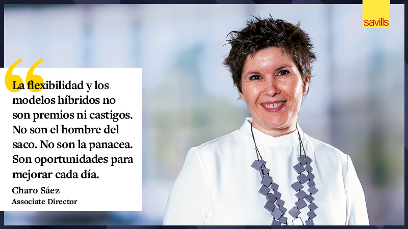 "Que no cunda el pánico" Charo Sáez, Associate director, nos habla del nuevo modelo que redefine cómo trabajamos ➡️ savi.li/6018oO85m

#JuevesDeArquitectura #SomosSavills