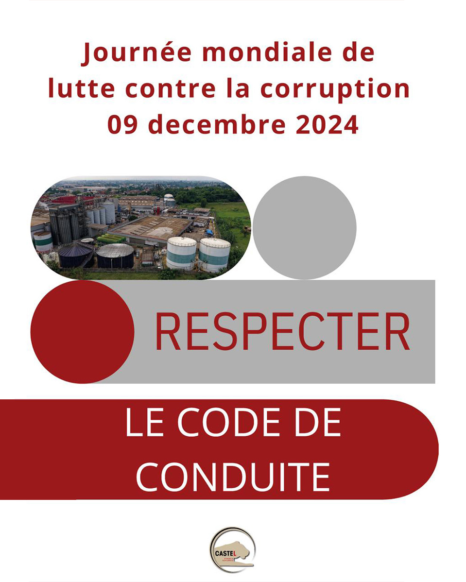 Le respect est au coeur de notre code de conduite.
Parce que nous respectons nos valeurs, nous disons tous NON à la corruption !
Découvrez notre code de conduite qui garanti notre éthique professionnelle 👉sobraga.net/code-conduite/
#journéeinternationalecontrelacorruption
#sobraga
