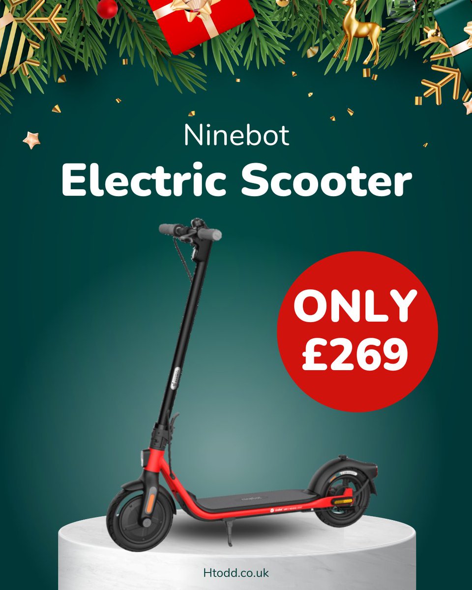 🛴🎄 Looking for a unique and thrilling gift this Christmas? The Ninebot D18E Kickscooter in vibrant orange is the perfect choice for adventure lovers! 🎁✨

htodd.co.uk/ninebot-d18e-4…

#HtoddGifts #NinebotKickscooter #ChristmasGiftIdeas #EcoFriendly #HolidayJoy