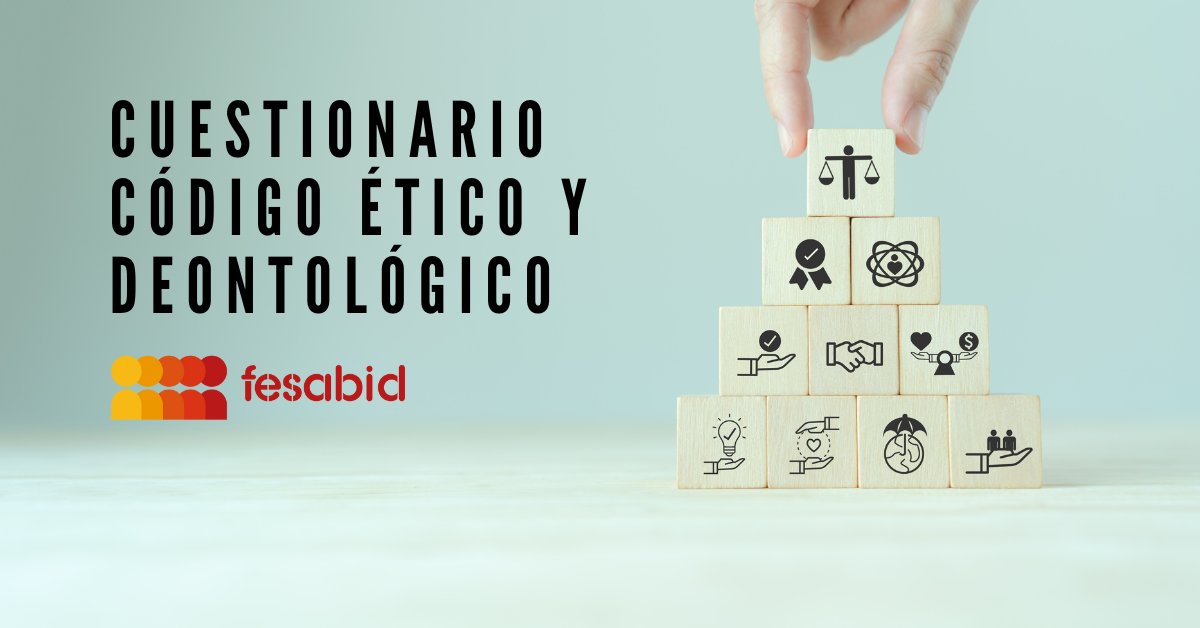 FESABID (@fesabid) on Twitter photo El Grupo de Trabajo Ética Profesional de FESABID ya tiene página web y ha lanzado una #encuesta 📋 bit.ly/48BTeZl
Queremos saber tu opinión sobre dilemas éticos en tu práctica profesional ¡Ampliada hasta el 20 de diciembre!
Info del grupo: fesabid.org/en-accion/etic… El Grupo de Trabajo Ética Profesional de FESABID ya tiene página web y ha lanzado una #encuesta 📋 bit.ly/48BTeZl
Queremos saber tu opinión sobre dilemas éticos en tu práctica profesional ¡Ampliada hasta el 20 de diciembre!
Info del grupo: fesabid.org/en-accion/etic…