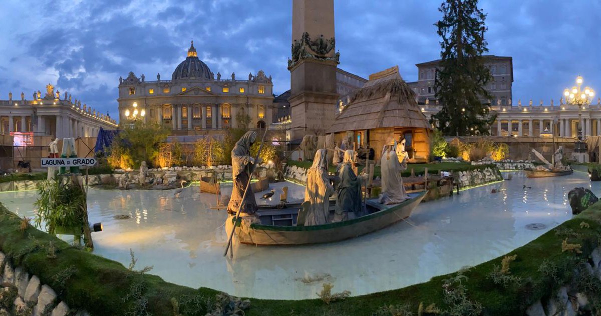 <a href="/srmcarla/">Francesca Bertaina</a> -
Il #presepio di #Grado è allestito in piazza San Pietro in #Vaticano  - si può ammirare fino al 12 gennaio -momenti emozionanti e incredibili soprattutto l'incontro con #Papa #Francesco -

<a href="/mariacr28250504/">maria cristina lazzi</a> <a href="/giorgiobigi1/">giorgio bigi</a> <a href="/CiriSince1978/">Giuseppe</a> <a href="/SuttoraM/">suttora marina</a> <a href="/SaraSanson67/">Sara Sanson</a>