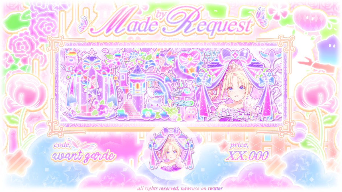 ՟ʚଓ. . .NA-RUSE! TEMPLATE 75K tweet media