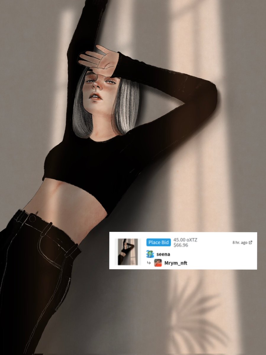 GM🔆

🔴Auction Started🔴
Dear <a href="/seenaNFT/">Seena.eth</a> started the auction.
sincere appreciation for your unwavering support and encouragement. 😍
Thank you so much❤️
_____________
▪️Current bid: 45 $XTZ
🔗🔻