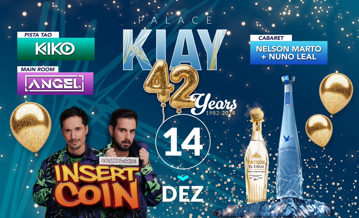 PalaceKiay's tweet photo. Este sábado celebramos 42 anos da Palace Kiay! https://t.co/lVZNmKWwmH