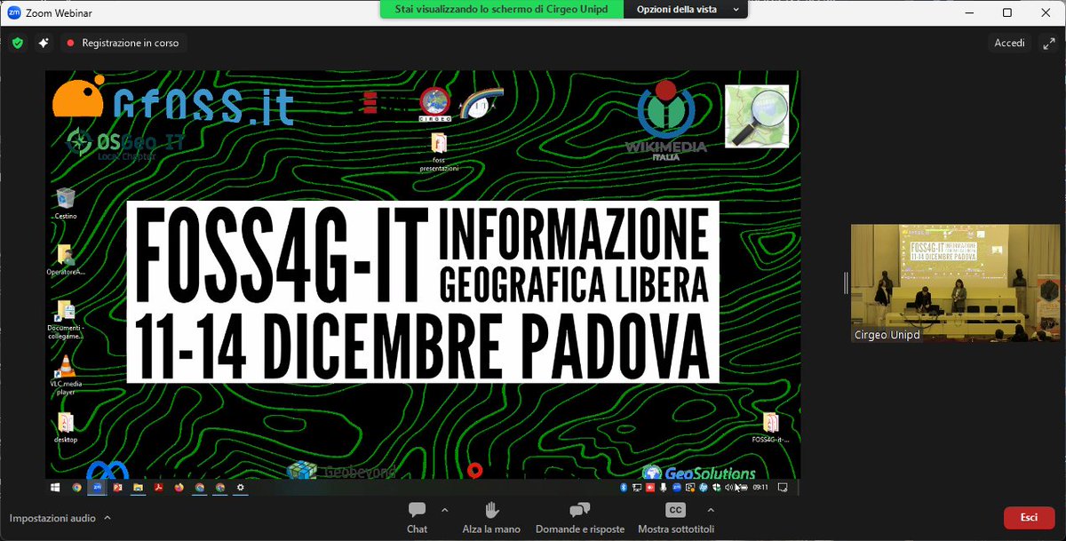 Seconda giornata FOSS4G-IT - OSMit a Padova.
Programma: 2024.foss4g.it/programma.php
chi volesse seguire da remoto: unipd.zoom.us/j/83549403905
#gfossit
@WikimediaItalia
<a href="/OpenStreetMapIt/">OpenStreetMap Italia</a>
#foss4g #osmit #opendata #qgis