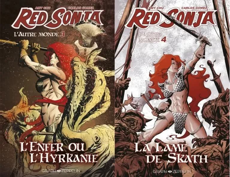 Regard_Critique's tweet photo. Retour en force pour la diablesse avec deux concentrés d'aventures, d'action et de sorcelleries.
La critique des albums https://t.co/f1OHWwMdSd
#comics #BD #manga #RedSonja #CarlosGomez #AmyChu #ErikBurnham #Dynamite #GraphZeppelin https://t.co/7woyF2rSgh