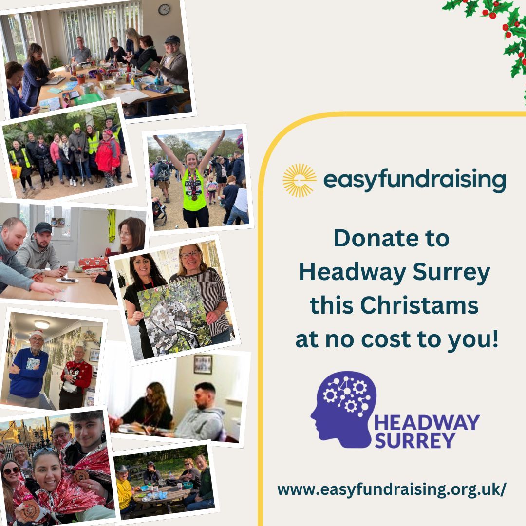 Give the gift of support this Christmas! ✨ Shop with Easy Fundraising and help us provide vital services to those affected by brain injury. 🎄 
#BrainInjury #Charity #Fundraising
