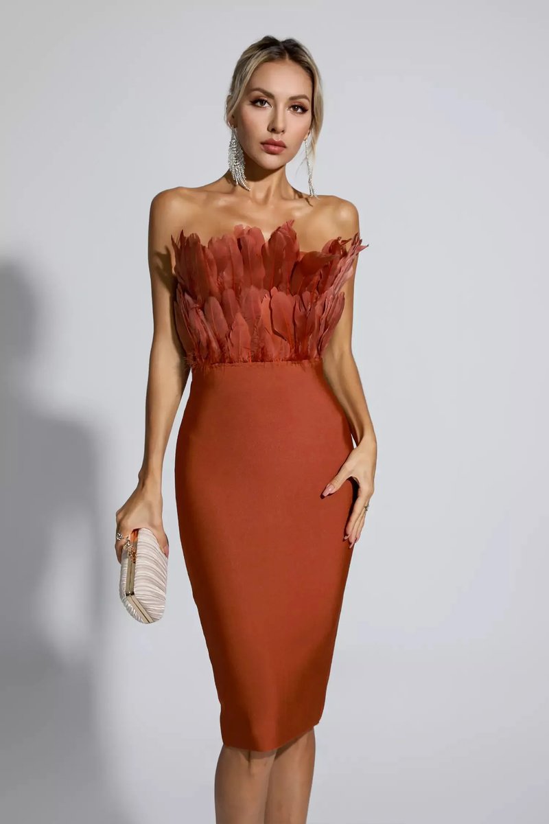 catchallNice's tweet photo. brown feather dress
https://t.co/JFmqdaKmDL
#catchall #mididress #fashion #dresswithfeathers #sexywears #partydress https://t.co/nDgKmzD64q