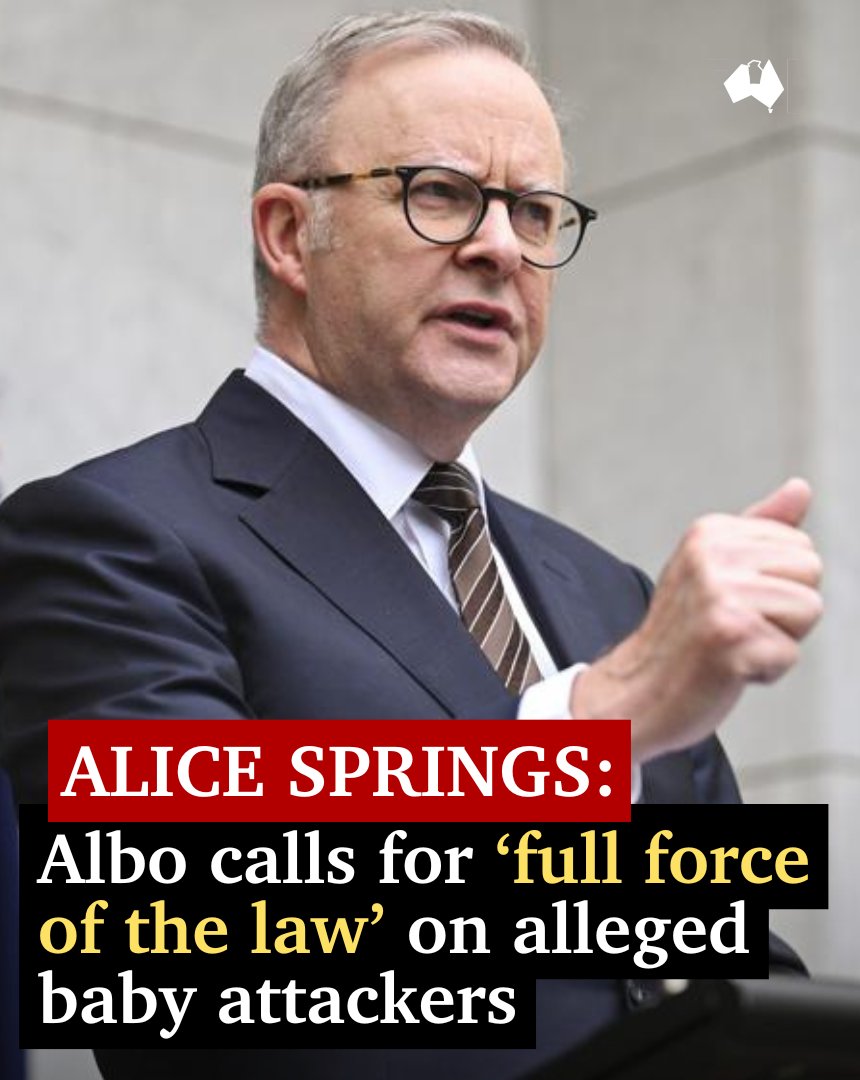 Prime Minister Anthony Albanese has spoken out after a baby girl’s skull was fractured during an alleged home invasion in Alice Springs, calling for the offenders to face “the full force of the law”. 📍LATEST: bit.ly/4gy65yv