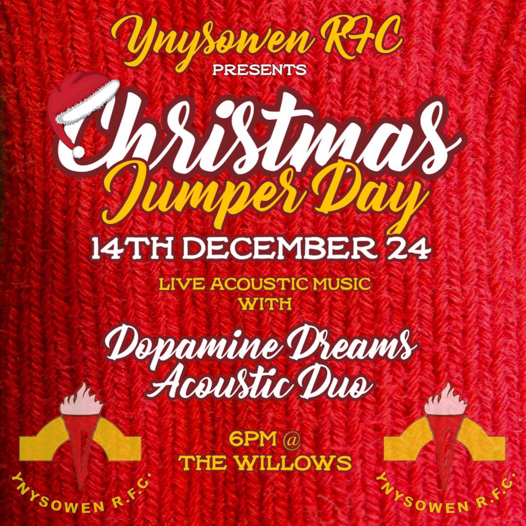 YnysowenRFC2000's tweet photo. After taking a break last week due to storm Darragh, we're back in league action this coming Saturday  home against @DevilsRfc .The boys are looking to right a few wrongs and get a much needed win, so get along and support the Sharks and enjoy a few festive beers 🦈🎅 🍺 https://t.co/ty335qjW5T