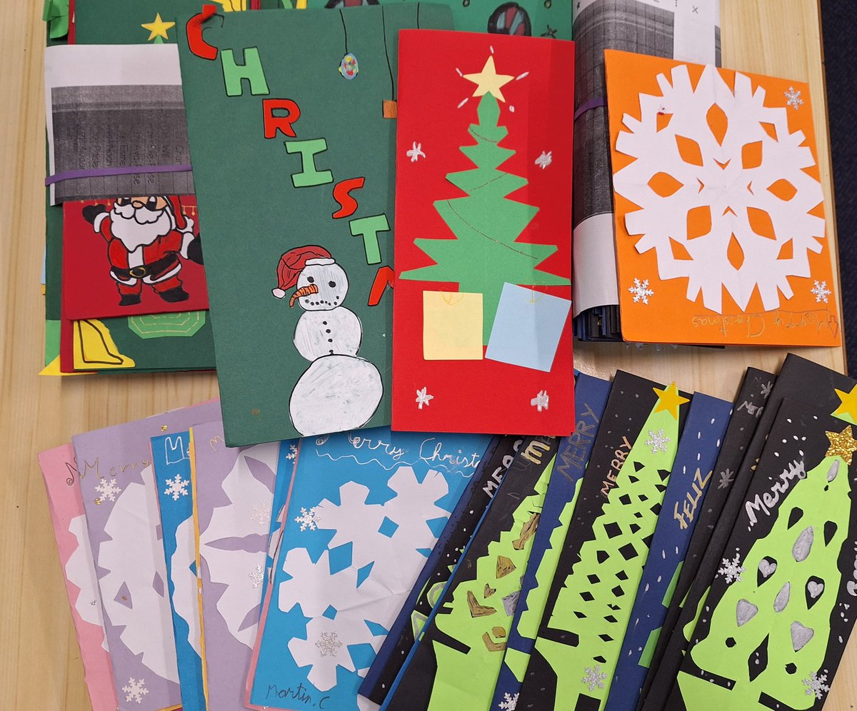 We have received our Christmas cards from our friends in Segovia, Spain, and they are beautiful.