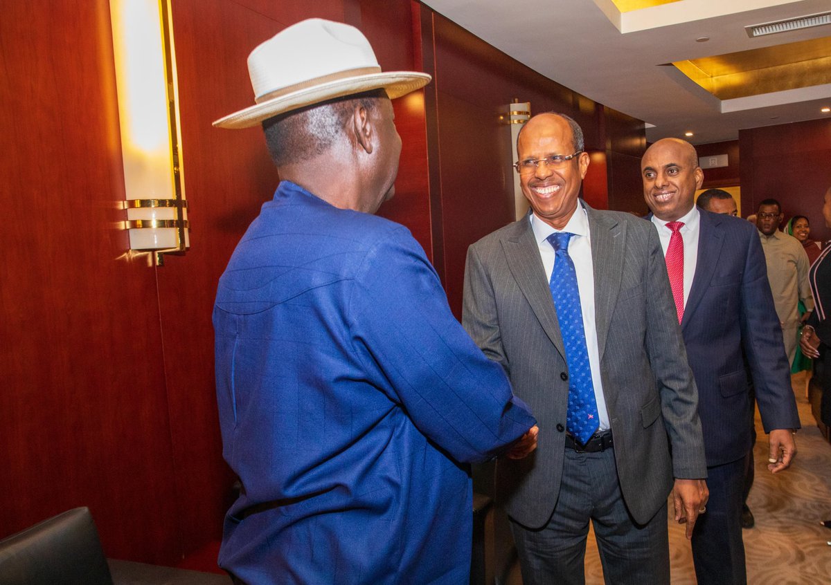 RodgersKipembe's tweet photo. Mzee meets the incoming AUC Chair. https://t.co/qSIAcgyQ3r
