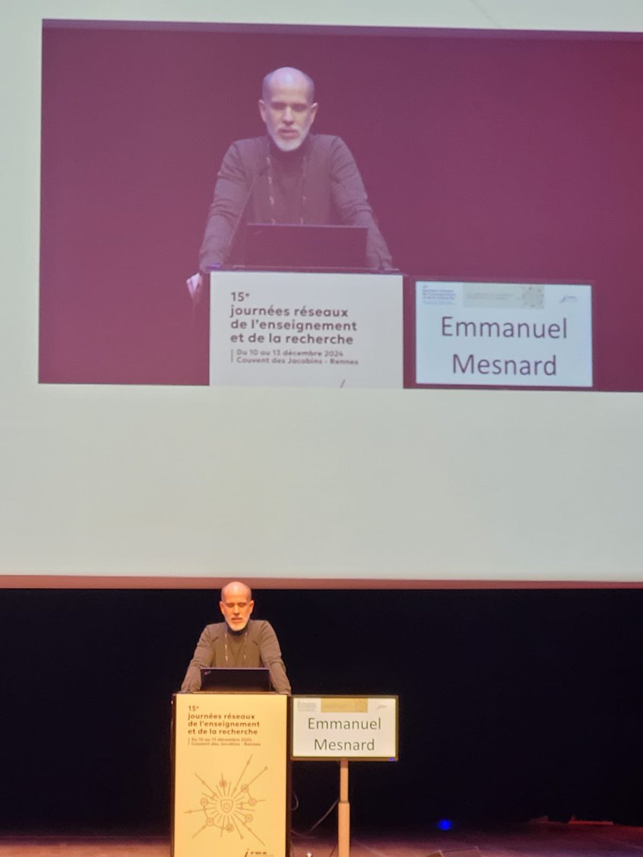 L’<a href="/universitereims/">Université de Reims Champagne-Ardenne</a> est représentée une deuxième fois aux #jres <a href="/RENATER/">RENATER</a>  2024 avec une présentation de Emmanuel Mesnard sur la gestion de crise cyber. Le tout est de prévoir le pire tout en mettant en place le meilleur pour l’éviter.