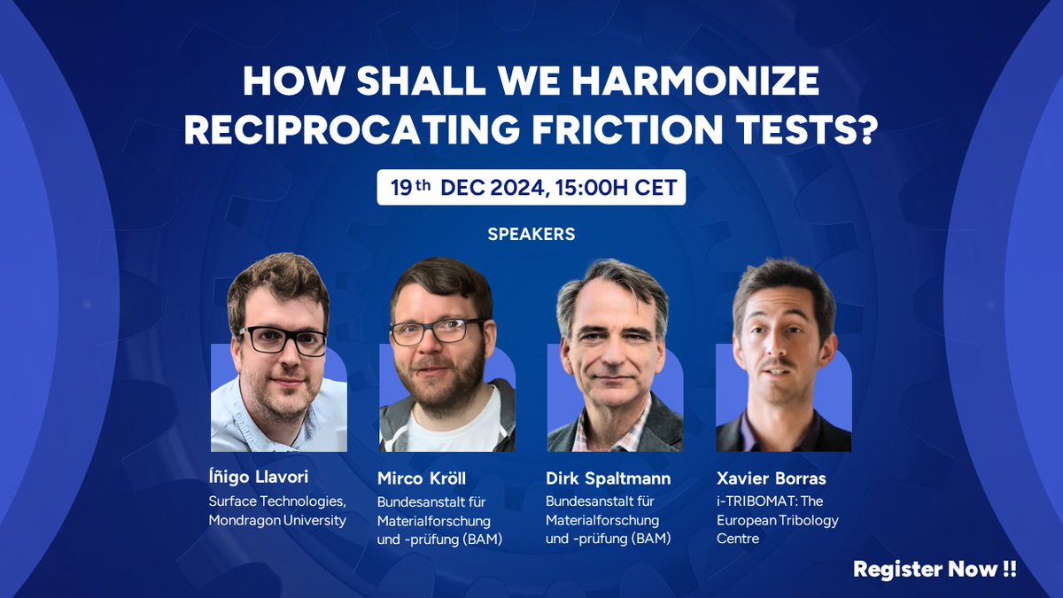 Tribologie & Verschleißschutz @ BAM tweet media