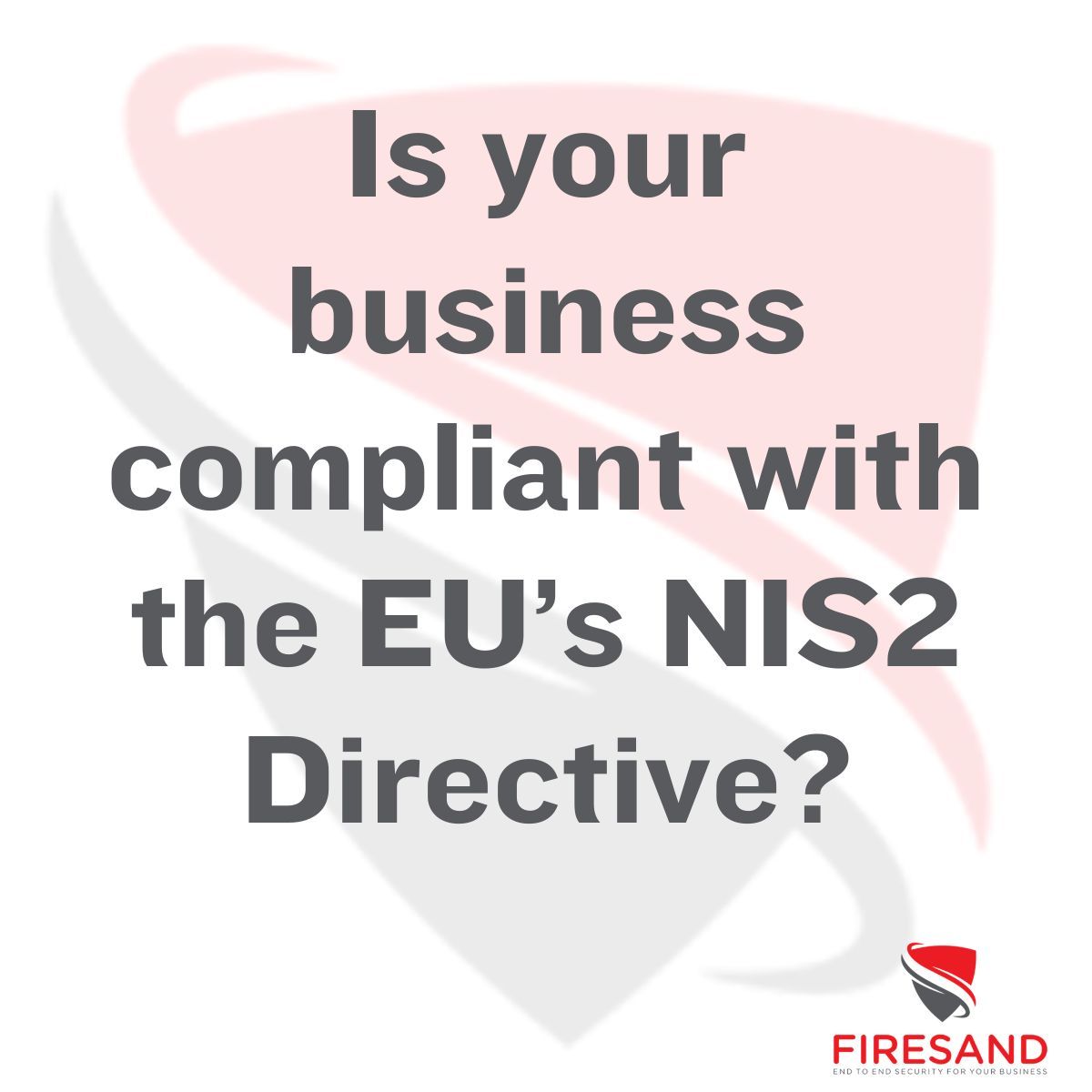 Ready for the European Union’s Network and Information Security Directive (NIS2)?

It came into effect in October. Read our latest article to ensure you’re prepared: 

buff.ly/49tmGRs 

#CyberSecurity #NSI2