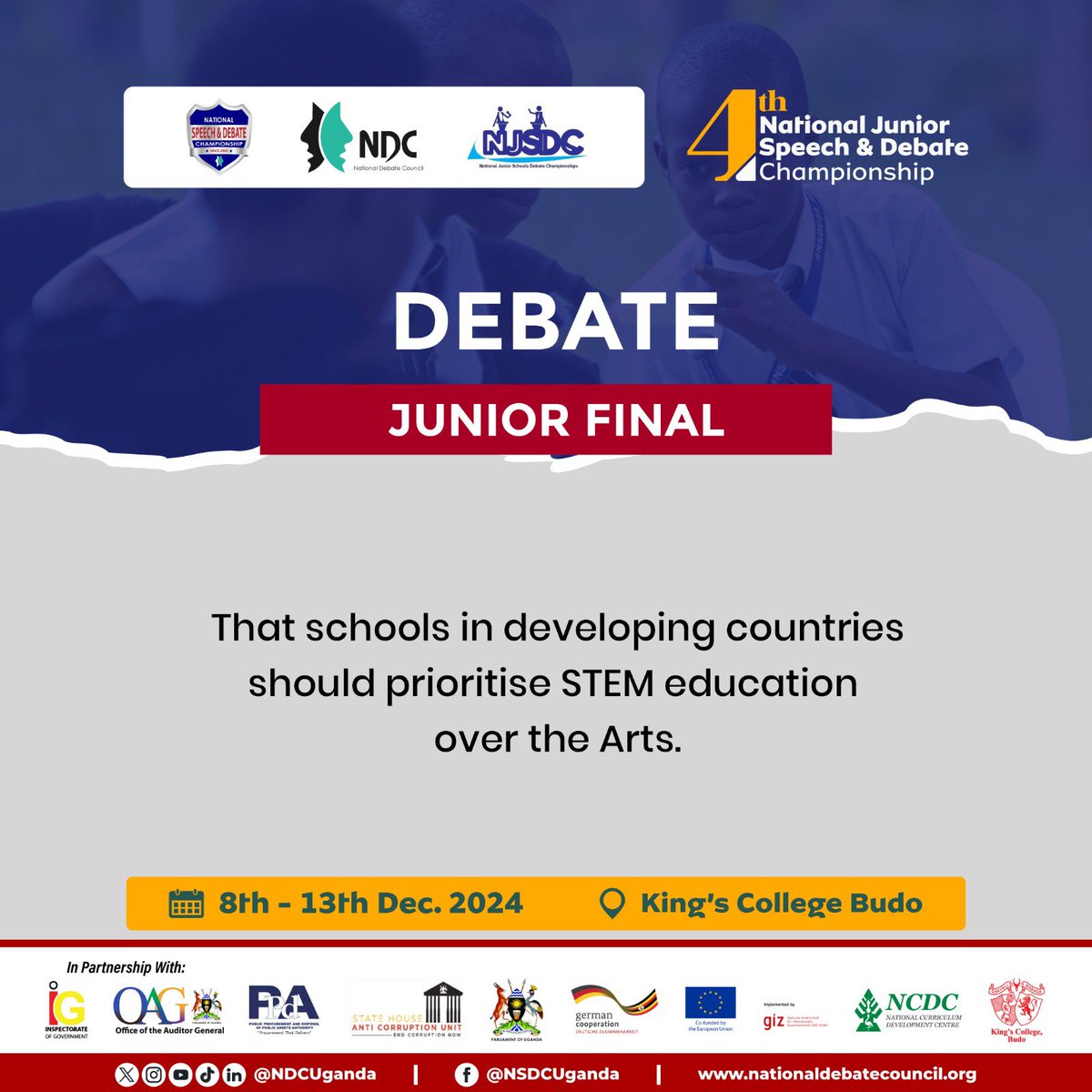 CarolPrim3's tweet photo. If every school debate was this fiery, politicians would be taking notes. 📝
STEM vs. Arts? More like who can charm the crowd better!
LIVE now: https://t.co/7QjagjlfXg
#4thNJSDC #12thNSDC" https://t.co/aVfMmS6Dy2