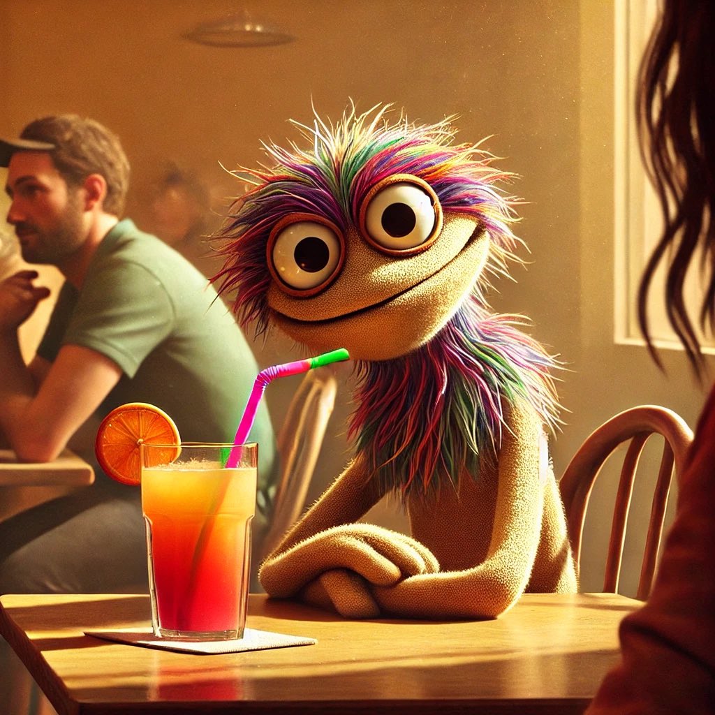 sydknee211's tweet photo. Me looking at google Gemini as soon as chat gpt went down #ChatGPT (chat gpt also created this masterpiece illustration) https://t.co/UwtNB1gdsA