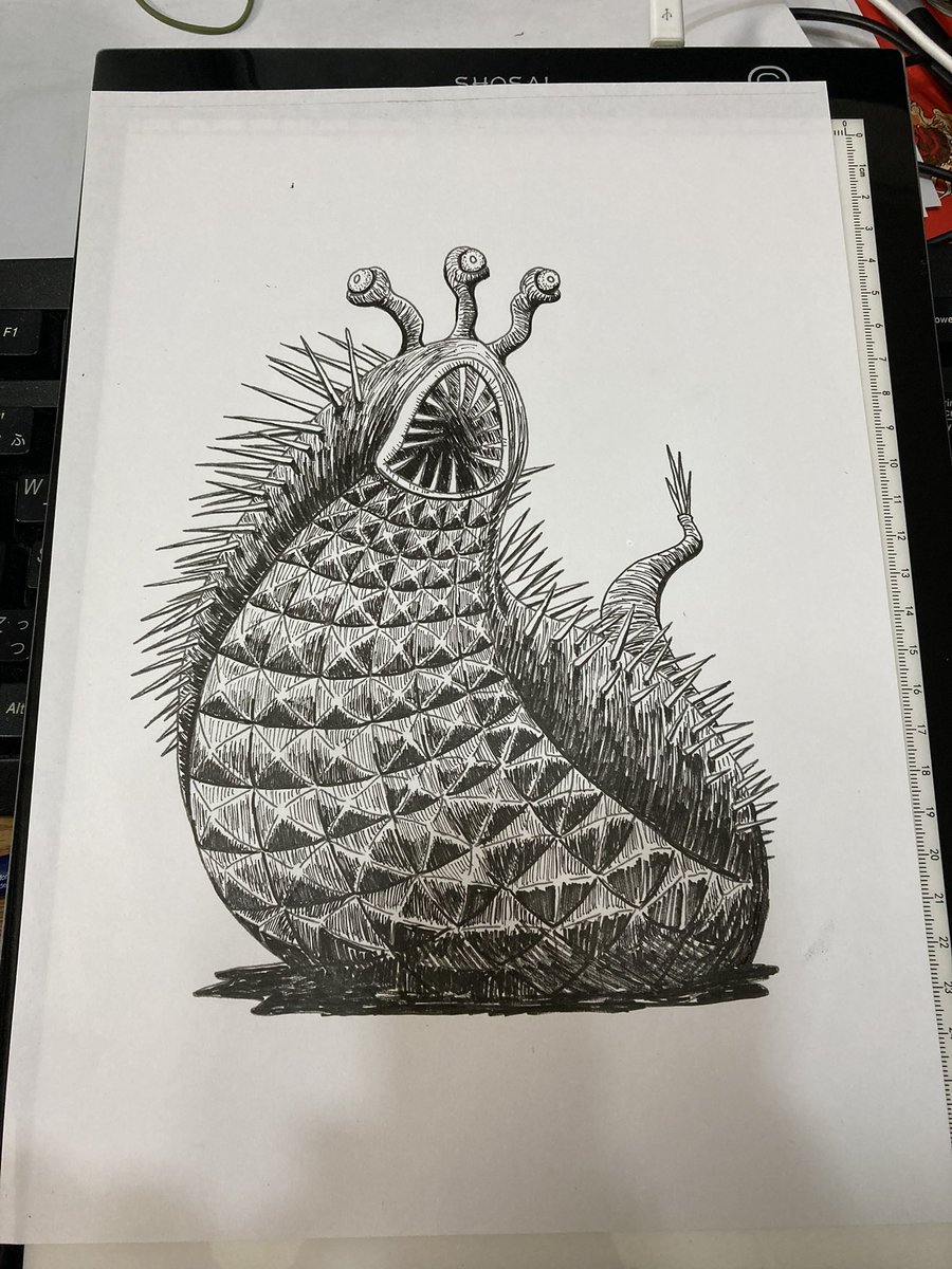 お腹を描くのが大変な旧支配者 