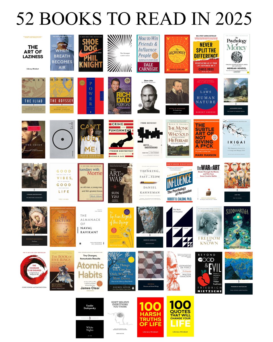 52 Books To Read In 2025