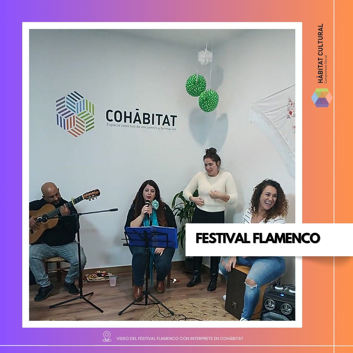 HabitatC's tweet photo. 💃✨ UNA NOCHE DE ARTE Y PASIÓN FLAMENCA EN SALA COHÁBITAT✨💃
El duende del flamenco inundó nuestra sala en una noche mágica llena de arte, emoción y conexión.
📍 ¿Te imaginas tu evento en este espacio único?
La sala Cohábitat está disponible para que hagas tus sueños realidad! https://t.co/uDoIsy27fA