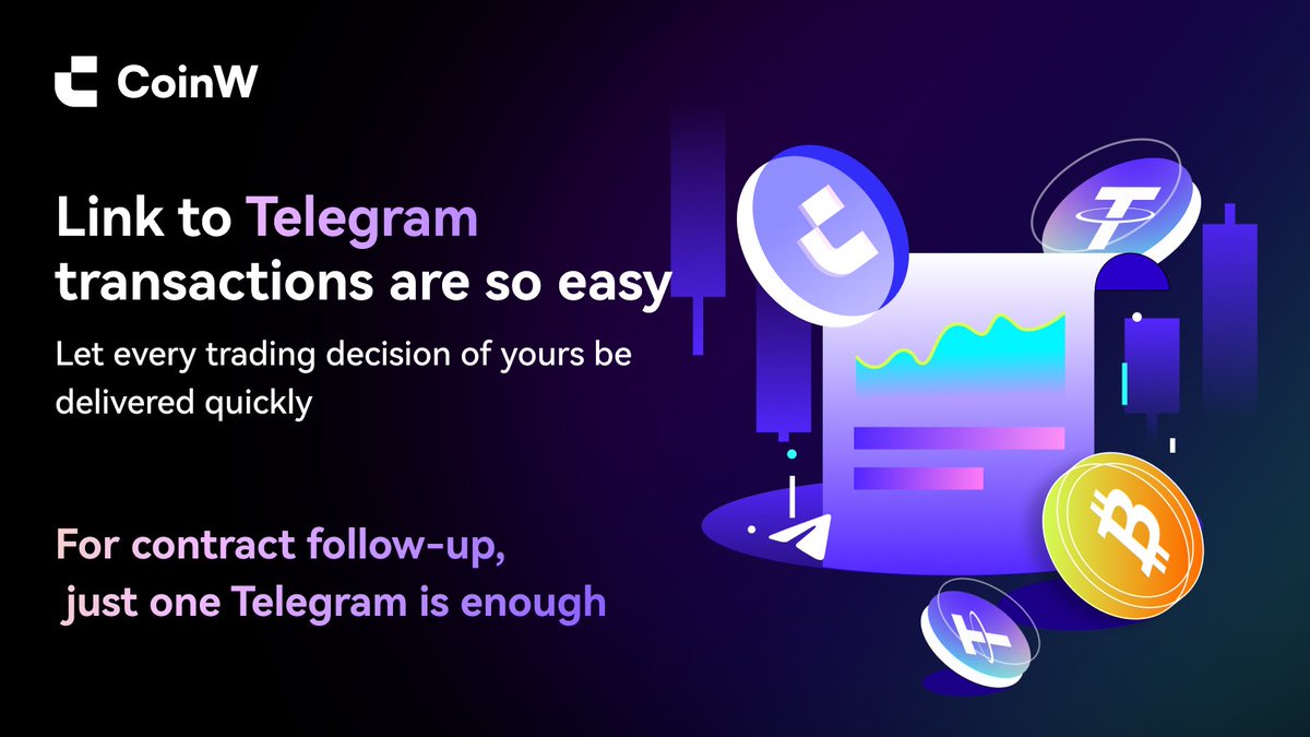 CoinW_Africa's tweet image. 🚀 Introducing CoinW Signal Trading on Telegram!

Trade smarter with real-time Signals right at your fingertips. 💹

🔗 Try it now: t.me/CoinWTradingBot
📚 Learn more: coinw.zendesk.com/hc/en-us/artic…

#CoinW #SignalTrading #CryptoTrading #telegram #ContractTrading