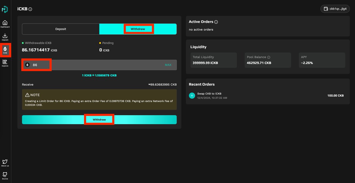 CKBDevrel's tweet image. Breaking Free from Liquidity Constraints: The Transformative Impact of the iCKB Protocol on Nervos DAO

In the blockchain world, liquidity reigns supreme. Recently, the NervDAO staking tool for Nervos DAO integrated the iCKB protocol, marking a significant milestone. This…