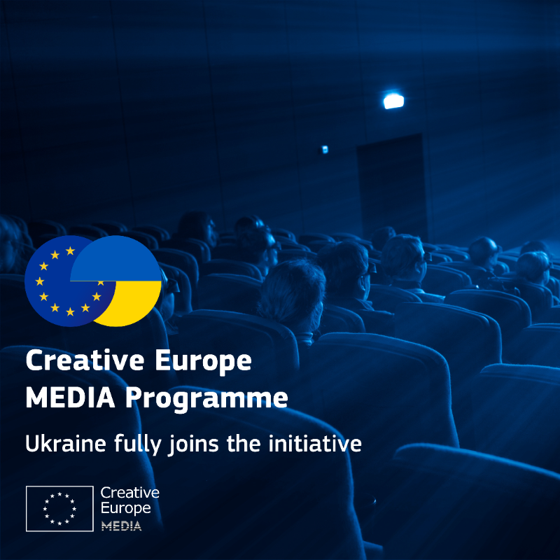 EU_Commission's tweet photo. Ukraine fully joins the @europe_creative programme!

We’ll help brilliant ideas become reality:

📽 Integrating the 🇺🇦 audiovisual sector into the European ecosystem
📚 Enriching the diversity of the 🇪🇺 audiovisual sector
📺 Opening up new opportunities for funding and more ↓