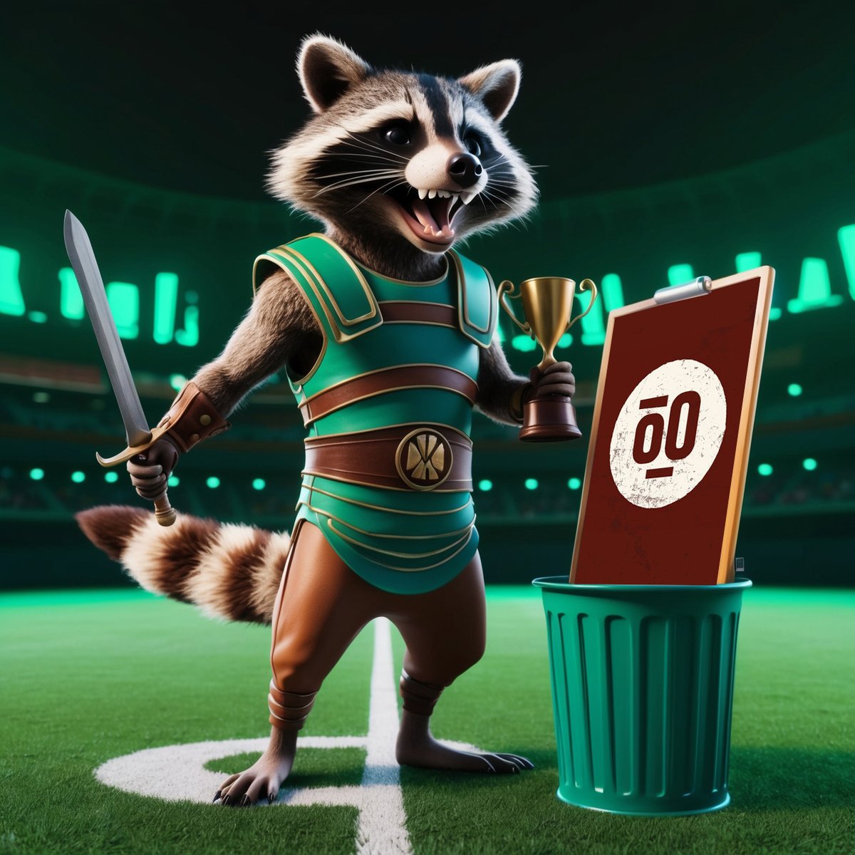 We won the last round against <a href="/loonies/">paul amos</a>! 🦝🏆 Time to fight in a new competition! 🚀💥

1️⃣ Post a quality $Ractos meme: x.com/Slime_Aptos/st…
2️⃣ Include #AptosMemesBattle #Ractos with your wallet... 👀
3️⃣ If we win, I’ll share part of the prize with lucky raccoons! 🎉✨