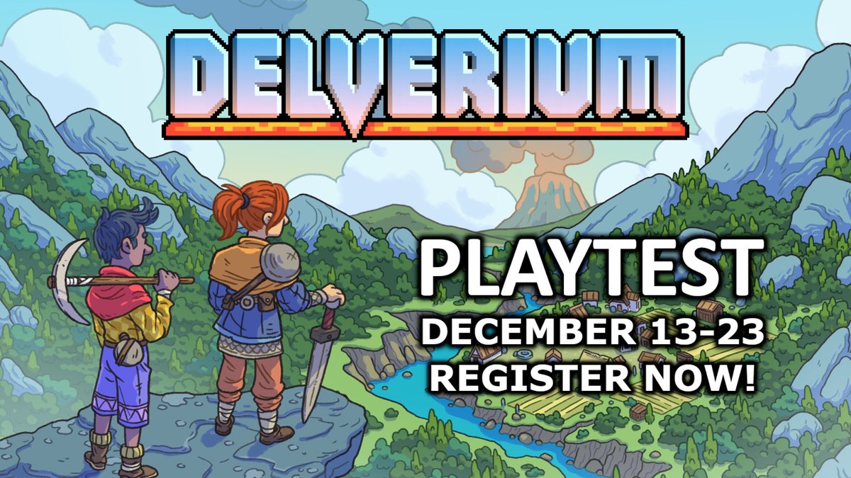 The Delverium Playtest is starting tomorrow!

Don’t miss your chance to get an early look at our game, provide your valuable feedback and help shape Delverium! Check out the Steam News post for more details and sign up here:

store.steampowered.com/news/app/27100…