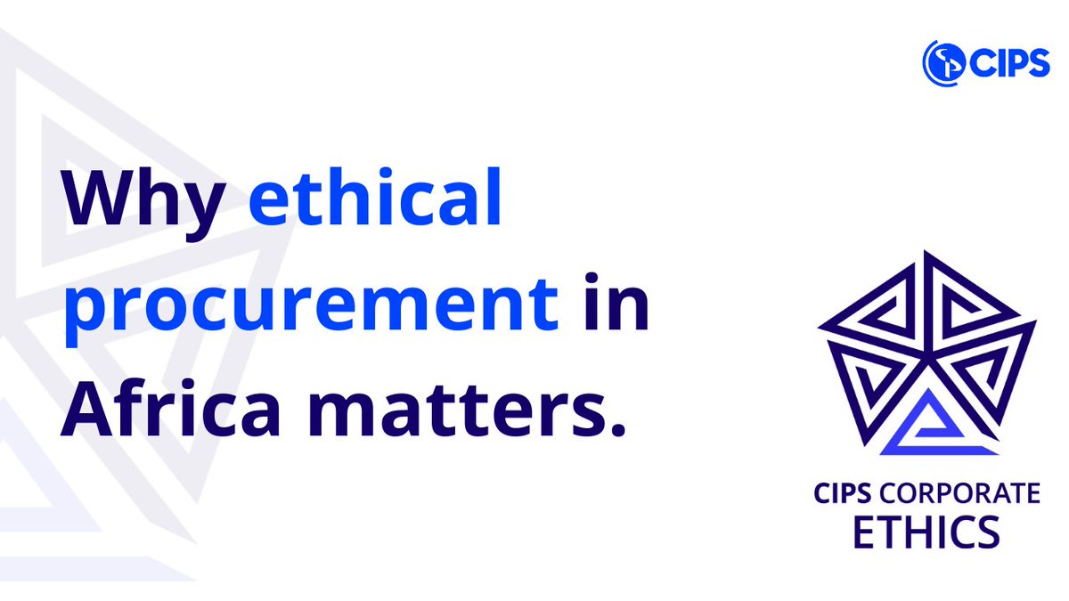 Together with our clients we developed a Point of View piece titled "Why Ethical Procurement in Africa Matters". 

Get in touch with us today: saenquiries@cips.org.za

Link in the comments! 

#CIPSAfrica #EthicalProcurement #Sustainability #BusinessIntegrity #TransformingAfrica