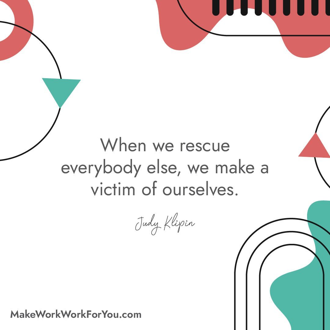 JudyKlipin's tweet image. Often, we don’t reach our own goals because we’re too busy ‘helping’ other people to reach theirs. 

#Goals #StopRescuing #MakeWorkWorkForYou